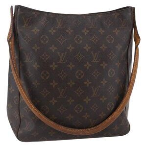 LOUIS VUITTON Monogram Looping GM Shoulder Bag M51145 LV Auth 148050
